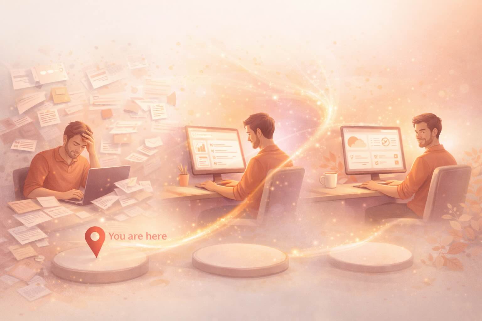 AI consulting journey — from overwhelmed with paperwork to organised with AI-powered dashboards