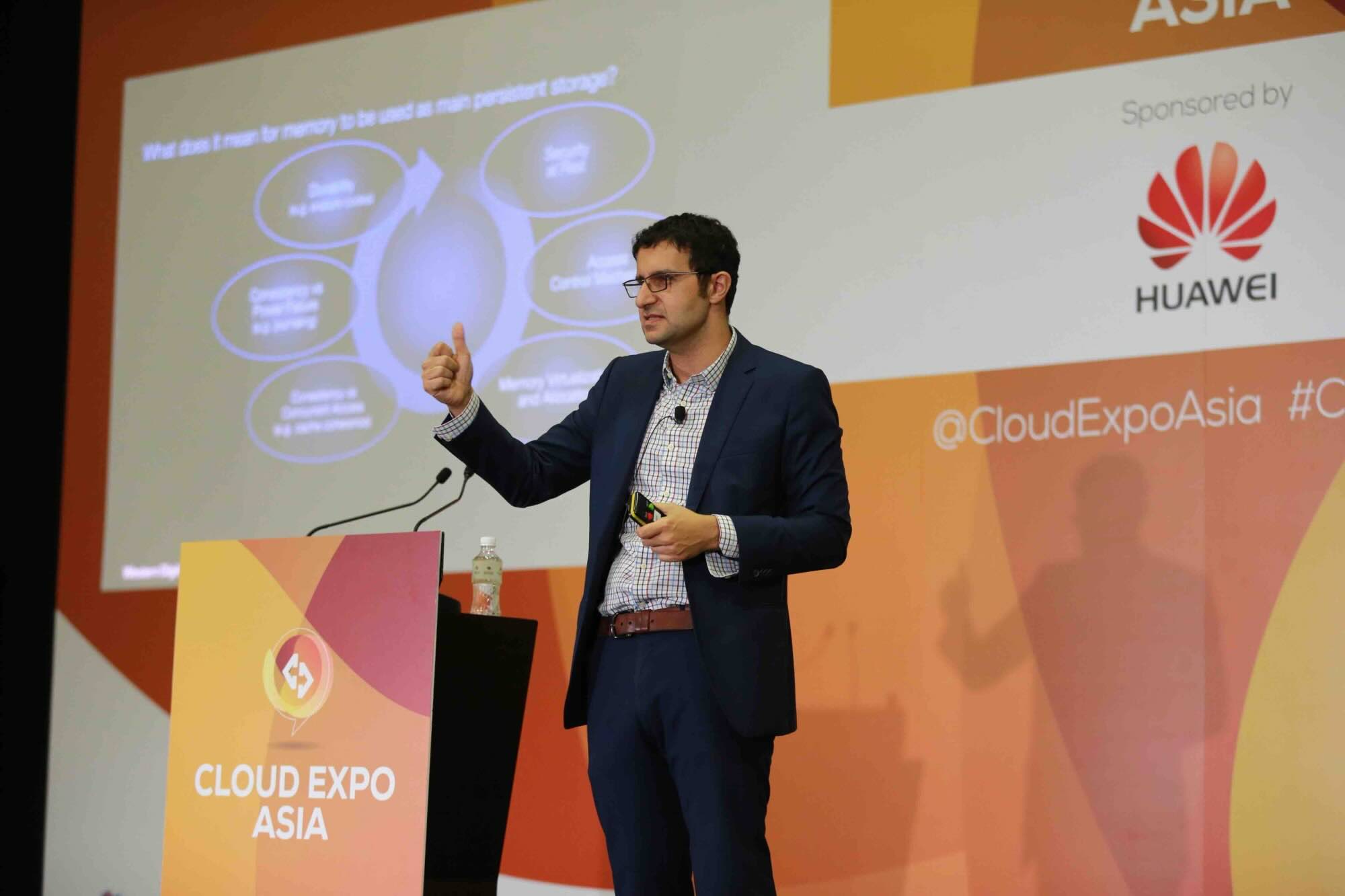 Haf Saba presenting at Cloud Expo Asia