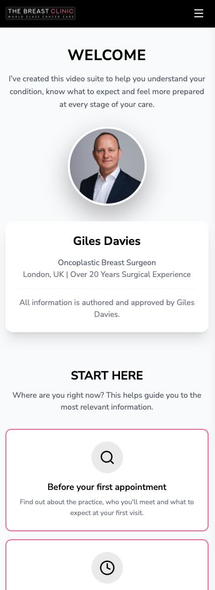 4Cori Video Platform — mobile