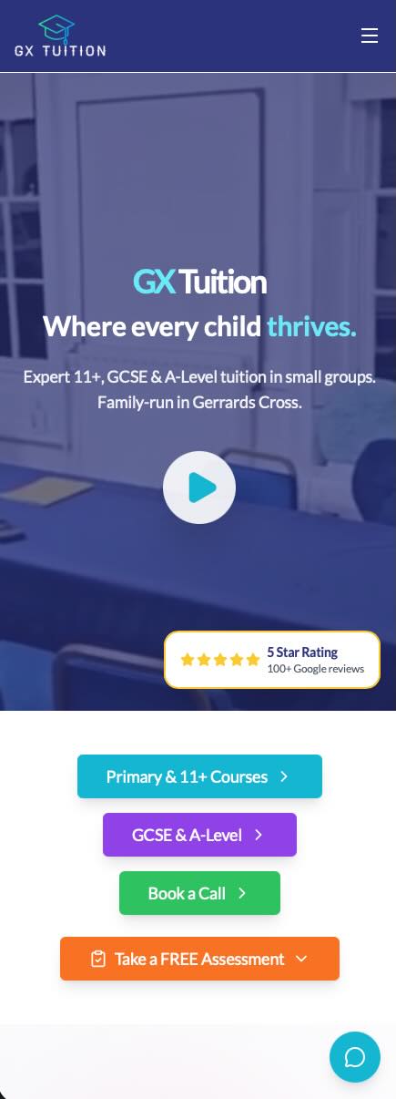 GX Tuition — mobile