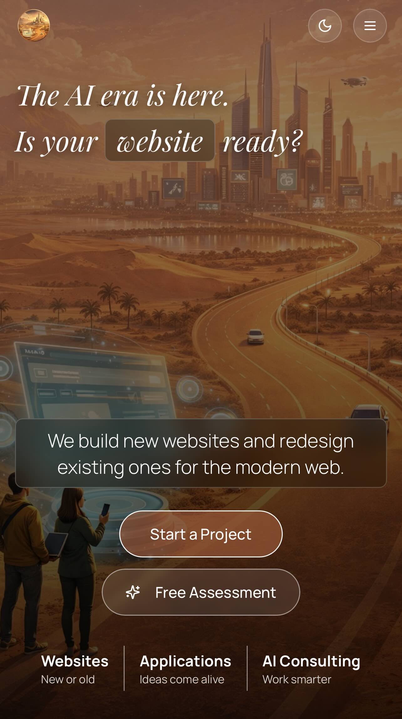 Level 5 Website — mobile